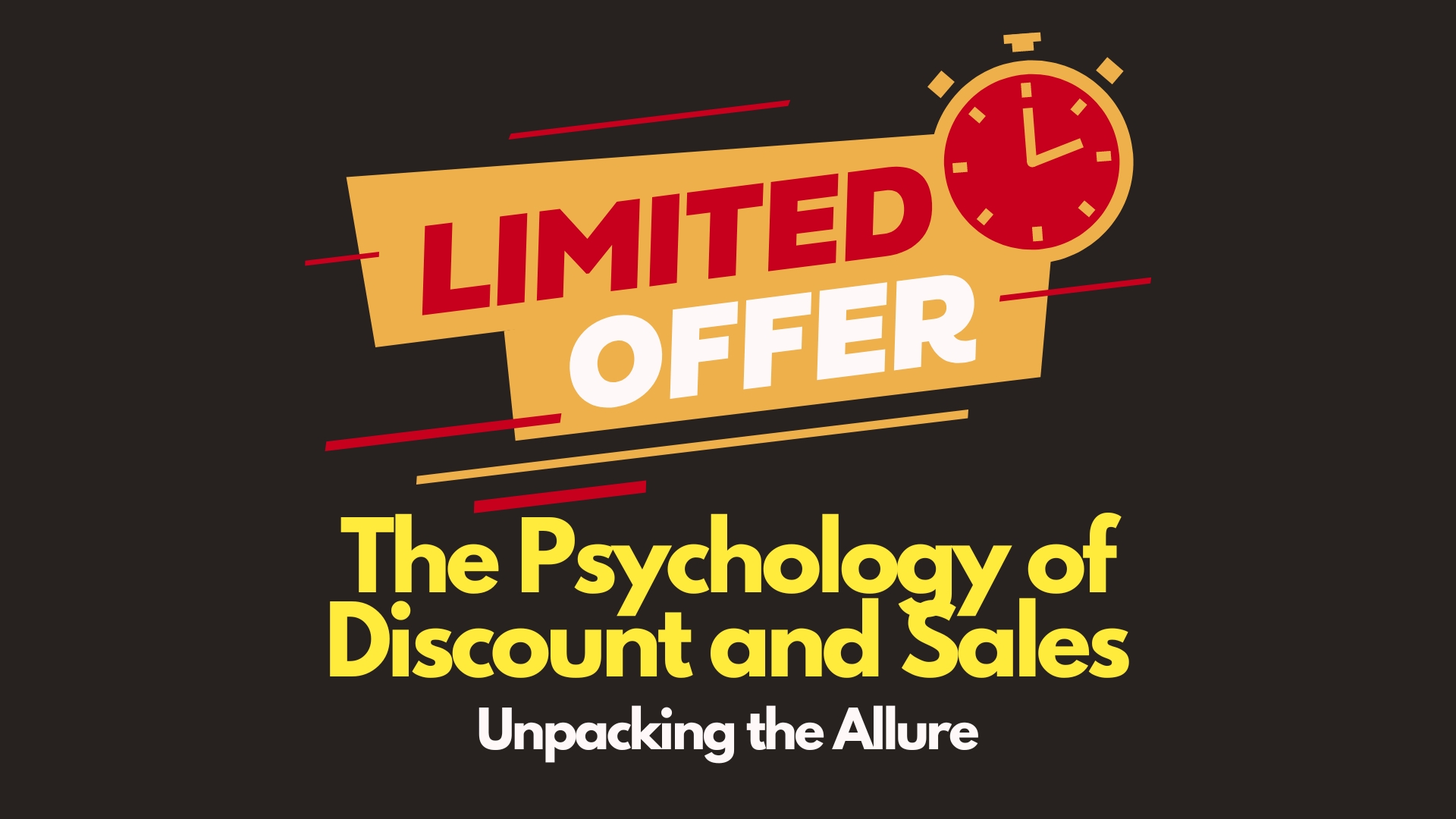 img of The Psychology of Discount and Sales